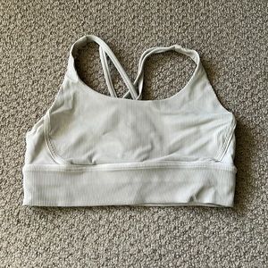 Lululemin medium impact sports ribbed bra, size 12